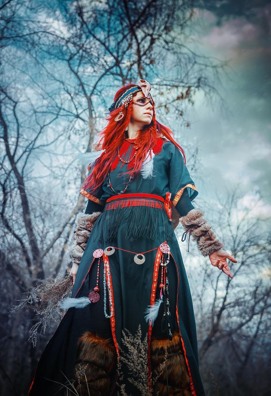 Girls in Slavic costumes underwear in Cleveland