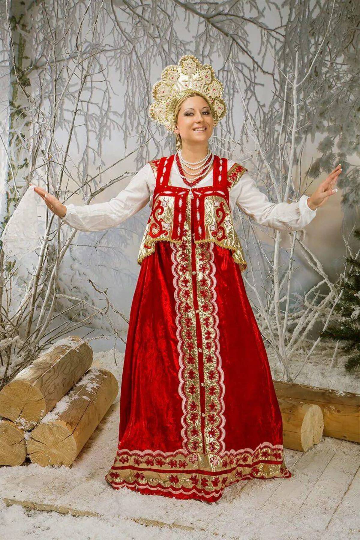 Girls in Slavic costumes in Cleveland