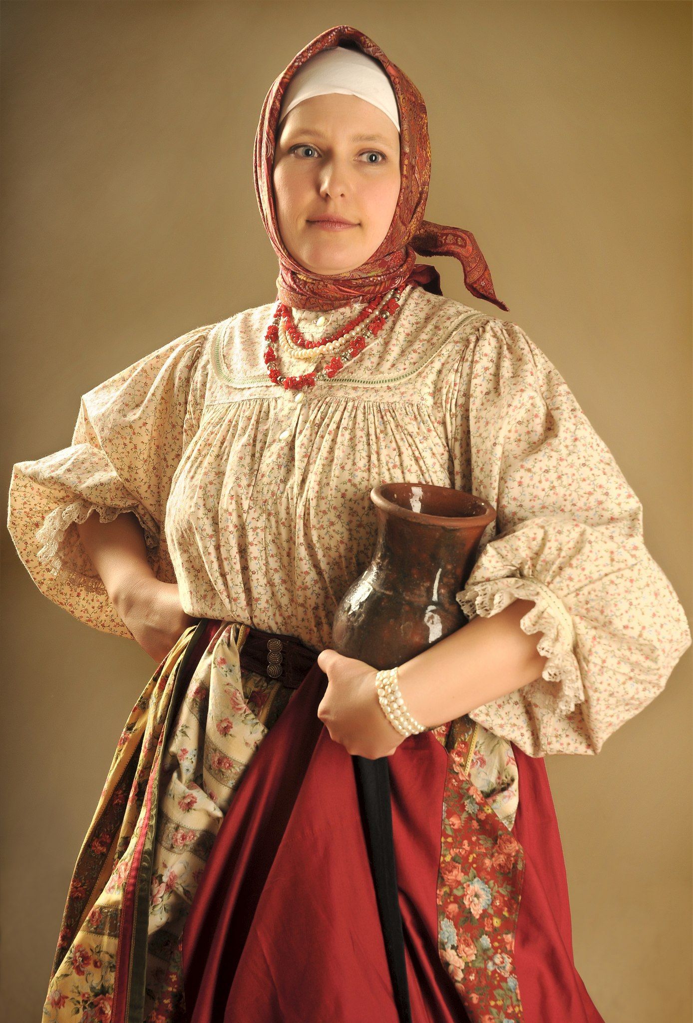 Girls in Slavic costumes in Cleveland