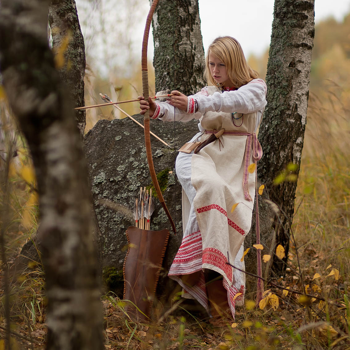 Sexy photo Girls in Slavic costumes in Cleveland